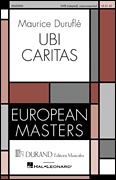 cover Ubi Caritas SATB choral sheet music cover